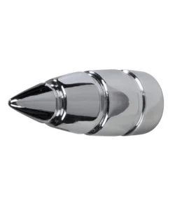 Ultimissimo Modello 2 pomoli ogiva cromo terminale per tubo tende diametro 20 mm